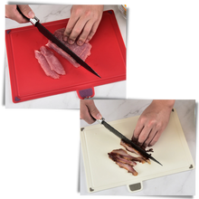 Load image into Gallery viewer, Set di taglieri 4 pezzi con supporto - Ozerty