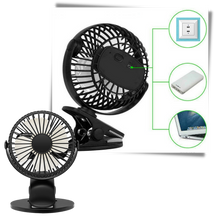 Carica l'immagine nel visualizzatore di Gallery, Ventola USB ricaricabile portatile