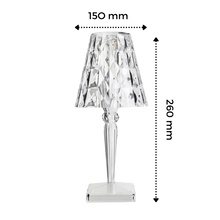 Carica l'immagine nel visualizzatore di Gallery, Lampada da scrivania in cristallo acrilico - Ozerty