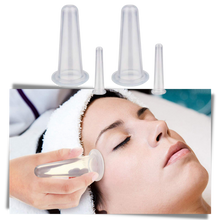 Load image into Gallery viewer, 4 coppette in silicone per coppettazione per massaggio facciale - Ozerty