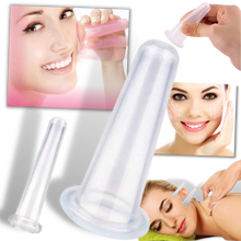 Load image into Gallery viewer, 4 coppette in silicone per coppettazione per massaggio facciale - Ozerty