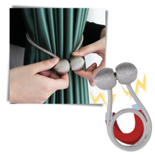 Load image into Gallery viewer, Confezione da 2 fibbie magnetiche per tende - Ozerty