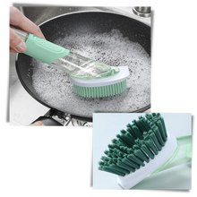 Load image into Gallery viewer, Spazzola di pulizia con dispenser di sapone - Ozerty