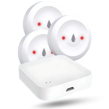 Load image into Gallery viewer, Sensore Wireless LeakLock -3 sensori di perdita d'acqua con hub wi-fi - Ozerty