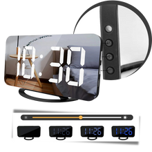 Load image into Gallery viewer, Specchio orologio digitale multifunzionale