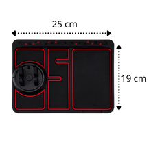 Load image into Gallery viewer, Cuscinetto antiscivolo e supporto per telefono per auto - Ozerty