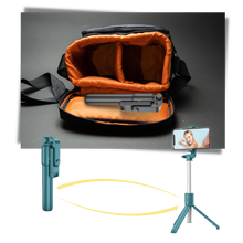 Load image into Gallery viewer, Bastone per selfie con treppiede