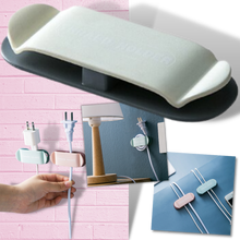 Load image into Gallery viewer, Confezione da 4 clip di fissaggio per cavi adesivi - Ozerty