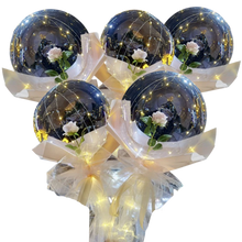 Load image into Gallery viewer, Bellissimo palloncino a LED con rosa