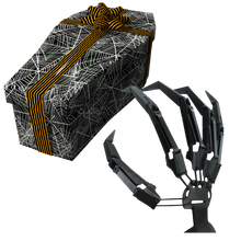 Load image into Gallery viewer, Guanto finto con mani di scheletro - Ozerty