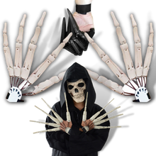 Load image into Gallery viewer, Guanto finto con mani di scheletro - Ozerty