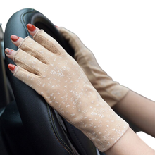 Load image into Gallery viewer, Eleganti guanti in cotone con protezione UV