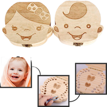 Load image into Gallery viewer, Scatola di legno per denti da latte