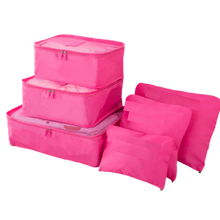 Load image into Gallery viewer, Set di 6 piccole borse da viaggio per valigie