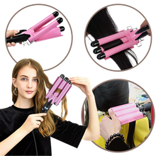 Carica l'immagine nel visualizzatore di Gallery, Arricciacapelli a triplo cilindro in ceramica - Ozerty