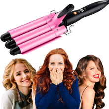 Carica l'immagine nel visualizzatore di Gallery, Arricciacapelli a triplo cilindro in ceramica - Ozerty