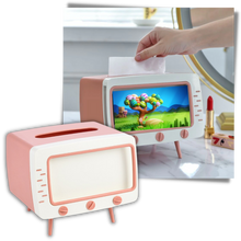 Load image into Gallery viewer, Distributore di fazzoletti con supporto per telefono - Ozerty