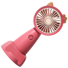 Carica l'immagine nel visualizzatore di Gallery, Mini ventilatore USB con supporto per telefono