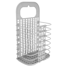 Load image into Gallery viewer, Cesto da bucato pieghevole in plastica montabile a parete - Ozerty