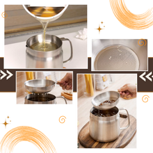 Carica l'immagine nel visualizzatore di Gallery, Pentola per friggere in acciaio inox 2 in 1 - Ozerty