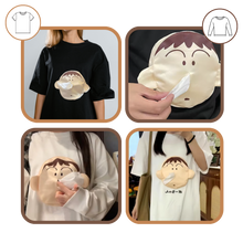 Load image into Gallery viewer, Maglietta Shin Chan 3D con Fazzoletti Incorporati - Ozerty