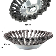 Carica l'immagine nel visualizzatore di Gallery, Testina del Tagliaerba a filo d'acciaio al carbonio - Ozerty