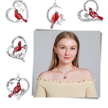 Load image into Gallery viewer, Collana con ciondolo cuore cardinale - Ozerty