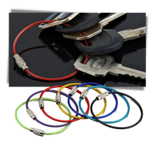 Carica l'immagine nel visualizzatore di Gallery, Confezione di portachiavi in filo flessibile - Ozerty