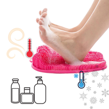 Carica l'immagine nel visualizzatore di Gallery, Massaggiatore per piedi da doccia e tappetino detergente