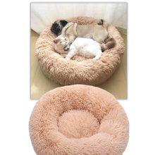 Load image into Gallery viewer, Soffice letto peluche a ciambella per animali - Ozerty