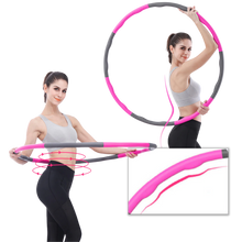 Load image into Gallery viewer, Hula hoop fitness imbottito regolabile