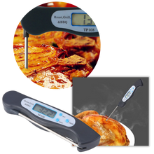 Carica l'immagine nel visualizzatore di Gallery, Termometro alimentare digitale pieghevole a lettura istantanea - Ozerty