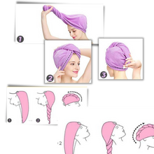 Carica l'immagine nel visualizzatore di Gallery, Asciugamano per capelli asciutto istantaneo - Ozerty