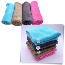 Carica l'immagine nel visualizzatore di Gallery, Asciugamano per capelli asciutto istantaneo