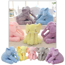 Load image into Gallery viewer, Cuscino grande di peluche di elefante - Ozerty