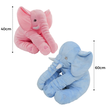 Load image into Gallery viewer, Cuscino grande di peluche di elefante