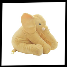Load image into Gallery viewer, Cuscino grande di peluche di elefante