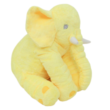 Load image into Gallery viewer, Cuscino grande di peluche di elefante