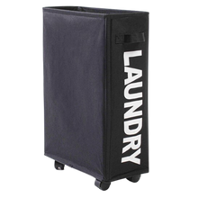 Load image into Gallery viewer, Cestino da bucato portatile con ruote