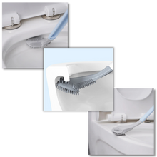 Load image into Gallery viewer, Scopino da toilette con manico lungo e base a muro