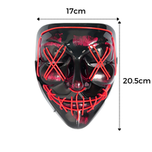Carica l'immagine nel visualizzatore di Gallery, Maschera LED al neon - Ozerty