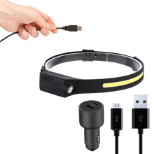 Load image into Gallery viewer, Lampada frontale a led ricaricabile - Ozerty