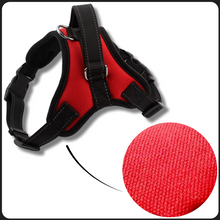 Load image into Gallery viewer, Imbracatura per cani a sella regolabile riflettente - Ozerty
