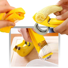 Load image into Gallery viewer, Affettatrice di banane in acciaio inossidabile - Ozerty