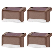 Load image into Gallery viewer, Luci LED solari per gradini (4 pezzi)