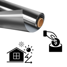 Carica l'immagine nel visualizzatore di Gallery, Pellicola riflettente per la privacy delle finestre - Ozerty