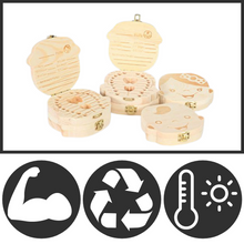 Load image into Gallery viewer, Scatola di legno per denti da latte