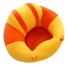 Load image into Gallery viewer, Cuscino igienico regolabile per seggiolino per bambini -Strisce giallo arancio - Ozerty