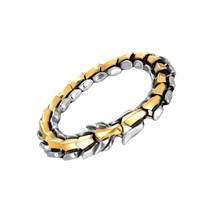 Load image into Gallery viewer, Bracciale regolabile Drago di Midgard -Oro Argento - Ozerty