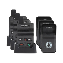 Load image into Gallery viewer, Campanello interfono a comunicazione avanzata -3 Trasmettitori/3 Ricevitori - Ozerty